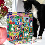 Christmas Cats - Lydia Graves | Eeboo | 1000 Pieces | Jigsaw Puzzle