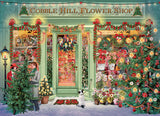 Christmas Flower Shop - Barbara Behr | Cobble Hill | 1000 Pieces | Jigsaw Puzzle