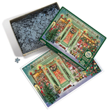 Christmas Flower Shop - Barbara Behr | Cobble Hill | 1000 Pieces | Jigsaw Puzzle