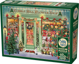 Christmas Flower Shop - Barbara Behr | Cobble Hill | 1000 Pieces | Jigsaw Puzzle