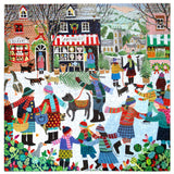 Christmas In The Square - Vanessa Bowman | Eeboo | 1000 Pieces | Jigsaw Puzzle