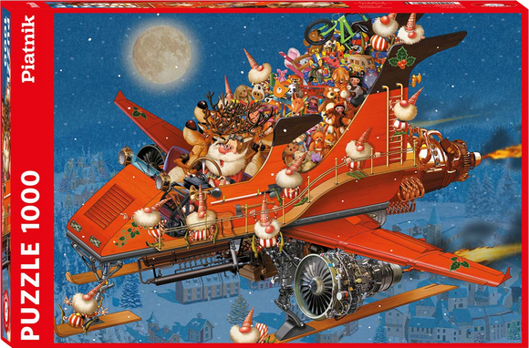 Christmas Jet - Francois Ruyer | Piatnik | 1000 Pieces | Jigsaw Puzzle