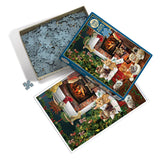 Christmas Kittens | Cobble Hill | 500 Pieces | Jigsaw Puzzle