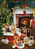 Christmas Kittens | Cobble Hill | 500 Pieces | Jigsaw Puzzle