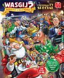 Christmas TV Special - Christmas Advent Calendar | Wasgij? | Jumbo | 24 x 54 Pieces | Jigsaw Puzzle