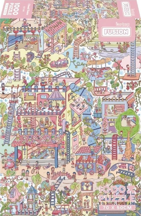 Cloud Town | Botop Fusion | 1000 Pieces | Jigsaw Puzzle