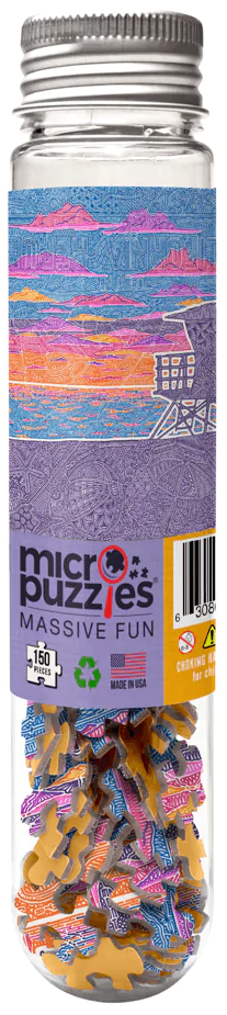Coastal California | Gregg Visintainer | Micro Puzzles | 150 Pieces | Micro Jigsaw Puzzle