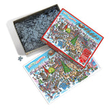 Cobble Hill | 12 Days Of Christmas - Doodletown | Dave Whamond | 1000 Pieces | Jigsaw Puzzle