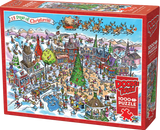 12 Days Of Christmas - Doodletown | Dave Whamond | Cobble Hill | 1000 Pieces | Jigsaw Puzzle