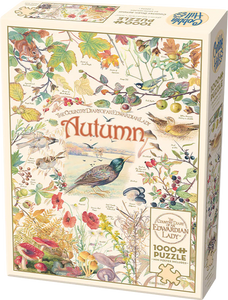 Autumn - Country Diary | Edith Holden | Cobble Hill | 1000 Pieces | Jigsaw Puzzle