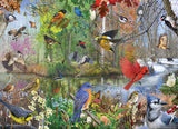 Birds Of The Season - R. Christopher Vest | Cobble Hill | 1000 Pieces | Jigsaw Puzzle