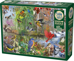 Birds Of The Season - R. Christopher Vest | Cobble Hill | 1000 Pieces | Jigsaw Puzzle