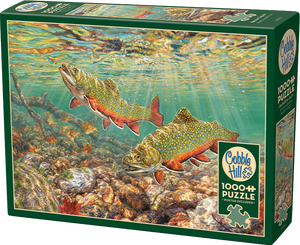 Brook Trout - Beth Hoselton | Cobble Hill | 1000 Pieces | Jigsaw Puzzle