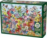 Cobble Hill | Butterfly Garden - Barbara Behr | 1000 Pieces | Jigsaw Puzzle