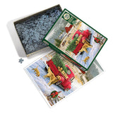 Cobble Hill | Christmas on the Farm - Greg Giordano | 1000 Pieces | Jigsaw Puzzle