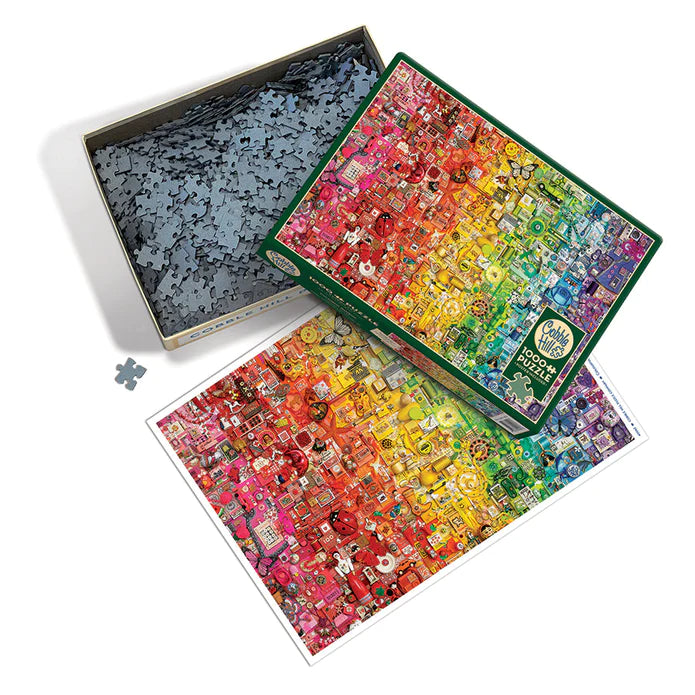 Colourful Rainbow - Shelley Davies | Cobble Hill | 1000 Pieces | Jigsa ...