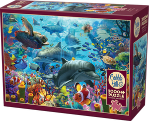 Coral Sea - David Penfound | Cobble Hill | 2000 Pieces | Jigsaw Puzzle