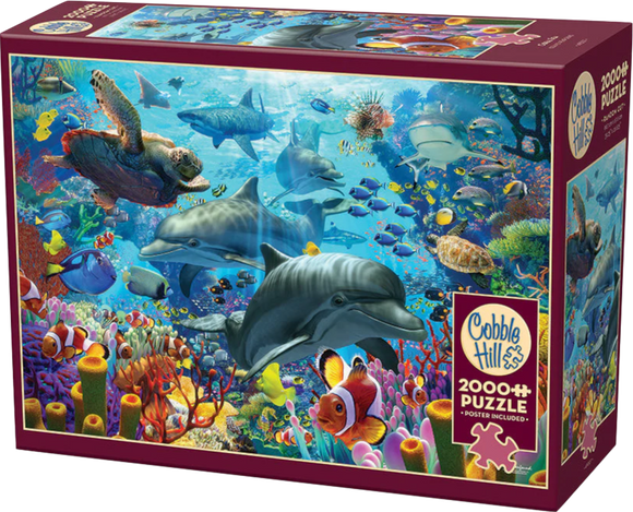 Coral Sea - David Penfound | Cobble Hill | 2000 Pieces | Jigsaw Puzzle