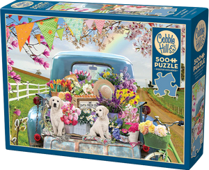 Country Truck In Spring | Cobble Hill | 500 Pieces | Jigsaw Puzzle