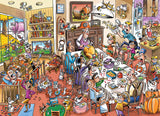 Thanksgiving Togetherness - Doodletown | Dave Whamond | Cobble Hill | 1000 Pieces | Jigsaw Puzzle