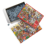 Cobble Hill | Thanksgiving Togetherness - Doodletown | Dave Whamond | 1000 Pieces | Jigsaw Puzzle