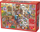 Cobble Hill | Thanksgiving Togetherness - Doodletown | Dave Whamond | 1000 Pieces | Jigsaw Puzzle