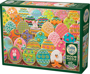 Easter Eggs | Cobble Hill | 1000 Pieces | Jigsaw Puzzle