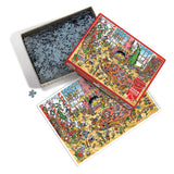 Elves At Work - Doodletown | Dave Whamond | Cobble Hill | 1000 Pieces | Jigsaw Puzzle