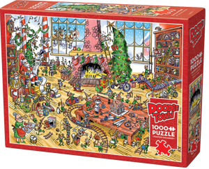 Cobble Hill | Elves At Work - Doodletown | Dave Whamond | 1000 Pieces | Jigsaw Puzzle