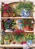 Flower Cupboard - Janet Kruskamp | Cobble Hill | 500 Pieces | Jigsaw Puzzle