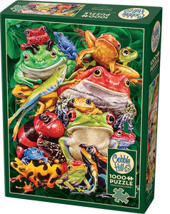 Frog Business - Lori Anzalone | Cobble Hill | 1000 Pieces | Jigsaw Puzzle