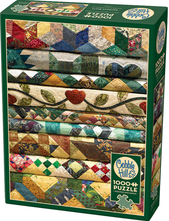Cobble Hill | Grandma's Quilts | 1000 Pieces | Jigsaw Puzzle