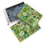 Cobble Hill | Green - Colour Project | Shelley Davies | 1000 Pieces | Jigsaw Puzzle