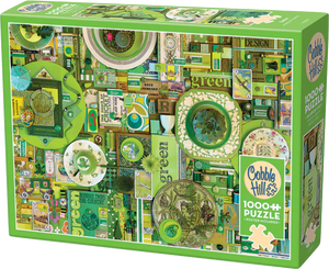 Cobble Hill | Green - Colour Project | Shelley Davies | 1000 Pieces | Jigsaw Puzzle