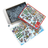 Hockey Town - Doodletown | Dave Whamond | Cobble Hill | 1000 Pieces | Jigsaw Puzzle