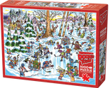 Cobble Hill | Hockey Town - Doodletown | Dave Whamond | 1000 Pieces | Jigsaw Puzzle