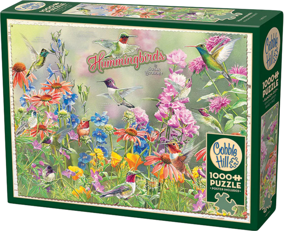 Hummingbirds - Susan Bourdet | Cobble Hill | 1000 Pieces | Jigsaw Puzzle