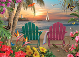 Island Paradise - Alan Giana | Cobble Hill | 500 Pieces | Jigsaw Puzzle