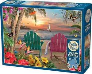 Island Paradise - Alan Giana | Cobble Hill | 500 Pieces | Jigsaw Puzzle