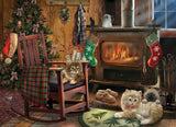 Cobble Hill | Kittens by the Stove - Robert Giordano | 500 Pieces | Jigsaw Puzzle