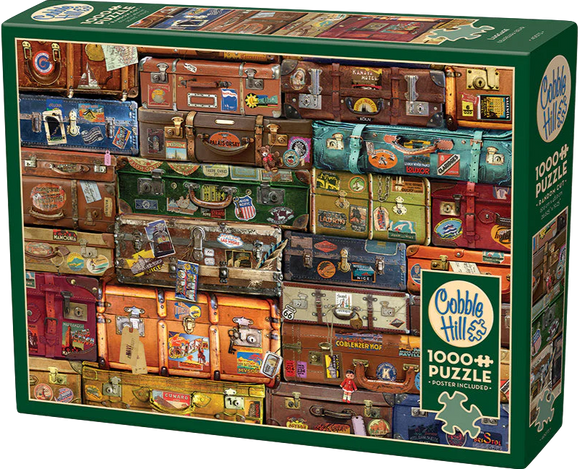 Cobble Hill | Luggage - Barbara Behr | 1000 Pieces | Jigsaw Puzzle