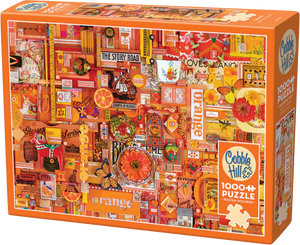 Cobble Hill | Orange - Colour Project | Shelley Davies | 1000 Pieces | Jigsaw Puzzle
