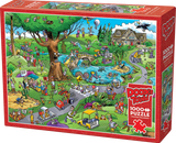 Cobble Hill | Par For The Course - Doodletown | Dave Whamond | 1000 Pieces | Jigsaw Puzzle