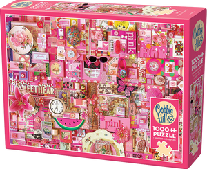 Cobble Hill | Pink - Colour Project | Shelley Davies | 1000 Pieces | Jigsaw Puzzle