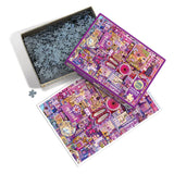 Cobble Hill | Purple - Colour Project | Shelley Davies | 1000 Pieces | Jigsaw Puzzle