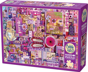 Cobble Hill | Purple - Colour Project | Shelley Davies | 1000 Pieces | Jigsaw Puzzle