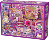 Cobble Hill | Purple - Colour Project | Shelley Davies | 1000 Pieces | Jigsaw Puzzle