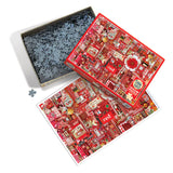 Cobble Hill | Red - Colour Project | Shelley Davies | 1000 Pieces | Jigsaw Puzzle