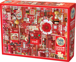 Cobble Hill | Red - Colour Project | Shelley Davies | 1000 Pieces | Jigsaw Puzzle
