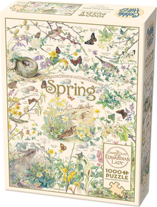 Spring - Country Diary | Edith Holden | Cobble Hill | 1000 Pieces | Jigsaw Puzzle